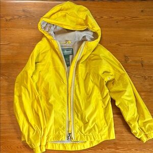 L.L. Bean Kids Yellow Raincoat Size 5-6